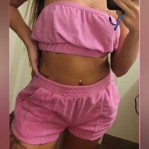 Forever 21 Pink Crop Top